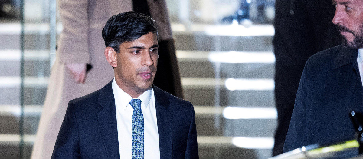 El primer ministro británico Rishi Sunak