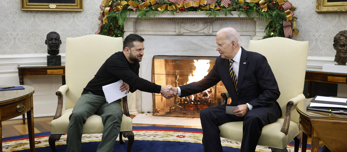 Biden y Zelenski