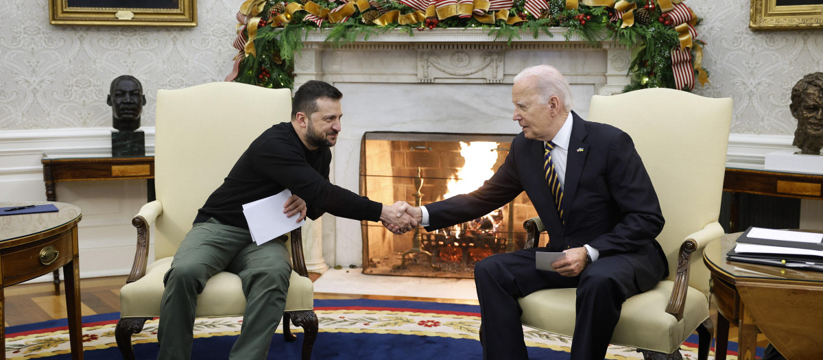 Biden y Zelenski