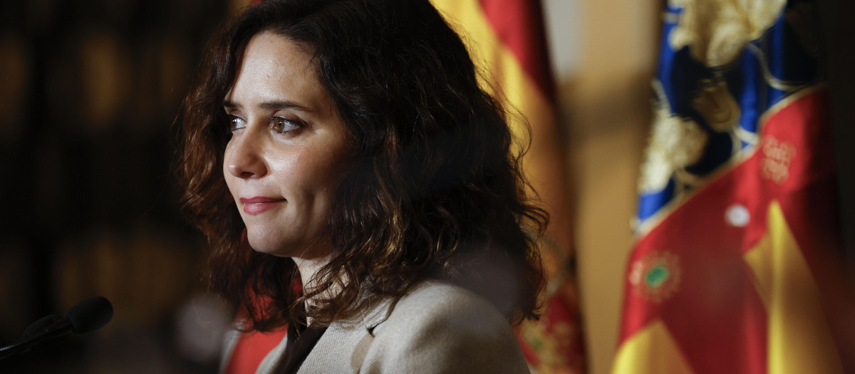 La presidenta de la Comunidad de Madrid, Isabel Díaz Ayuso