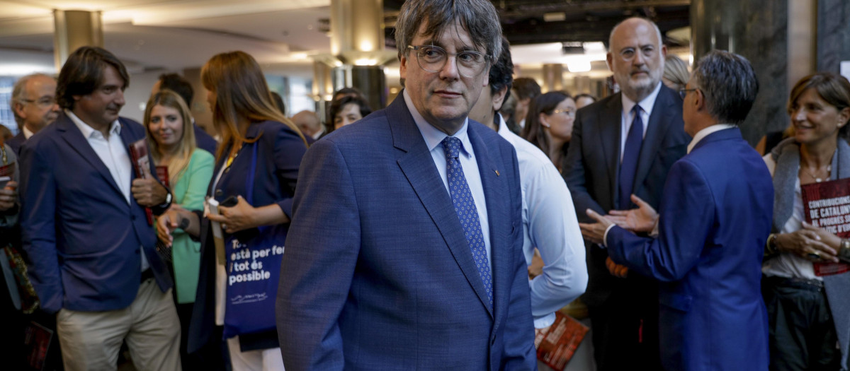 El expresidente de la Generalitat Carles Puigdemont