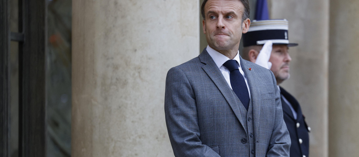 El presidente francés Emmanuel Macron