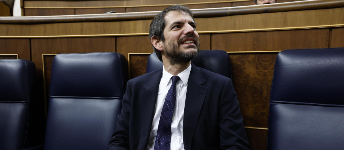 El ministro de Cultura, Ernest Urtasun, en el Congreso