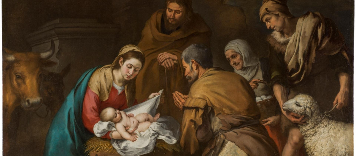 Adoración de los pastores, de Bartolomé Esteban Murillo
