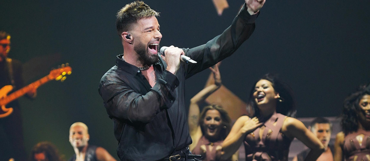 Ricky Martin actuando en Dallas