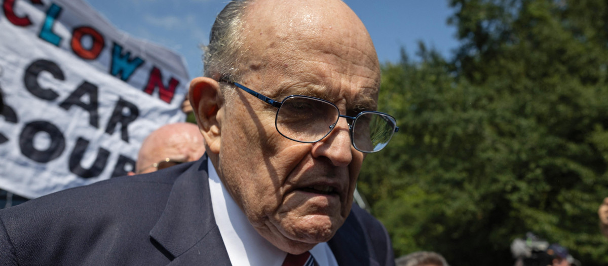 El exalcalde de la ciudad de Nueva York y abogado del expresidente estadounidense Donald Trump, Rudy Giuliani