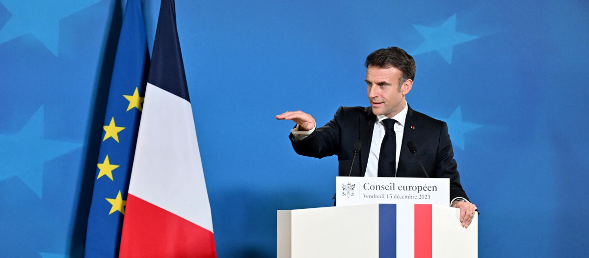 El presidente francés Emmanuel Macron