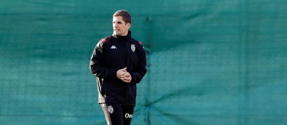 Robert Moreno en su etapa como entrenador del Mónaco