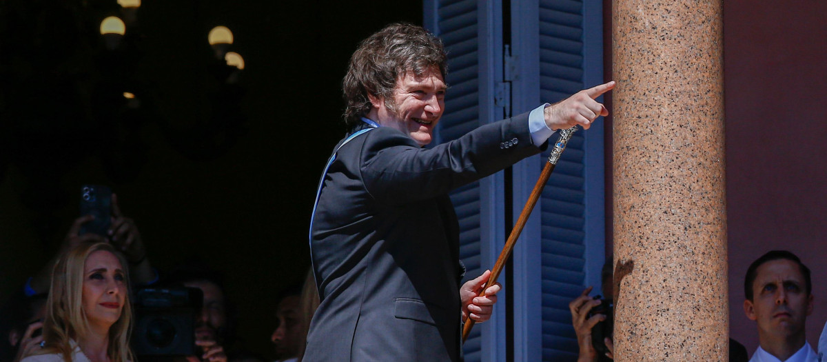 El presidente argentino Javier Milei