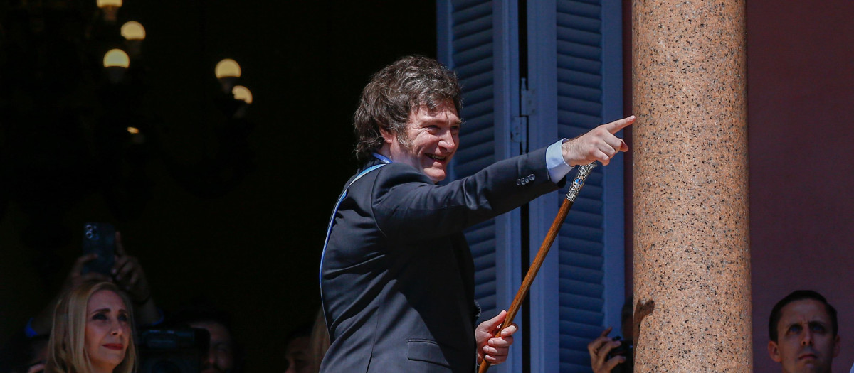 El presidente argentino Javier Milei
