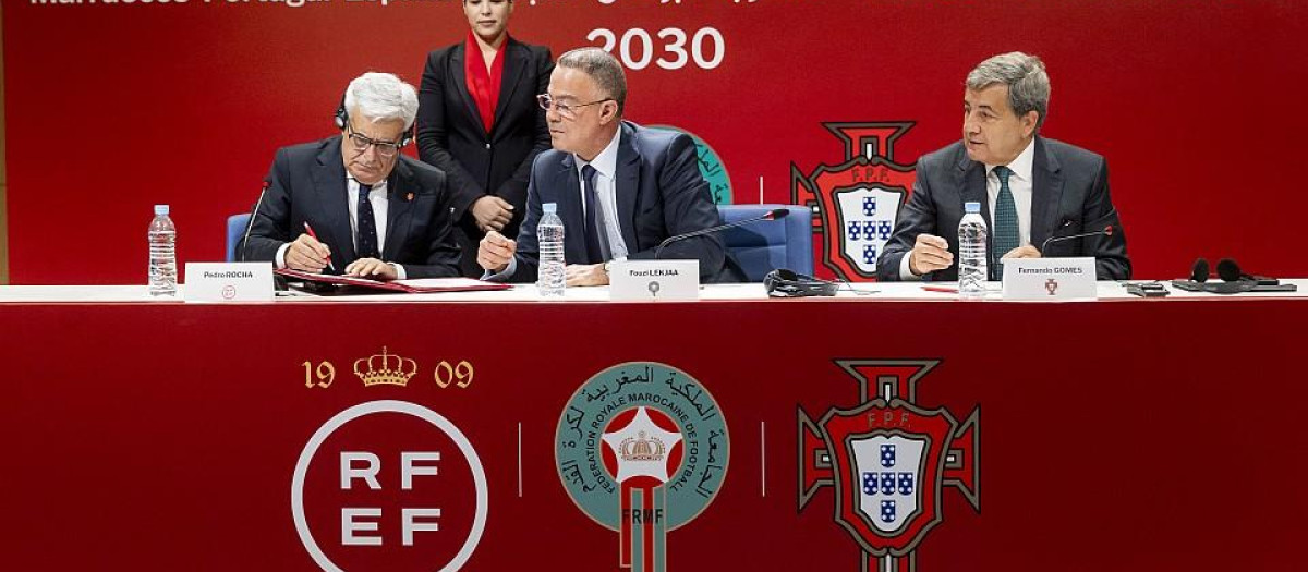 presidentes federacion futbol españa marruecos portugal