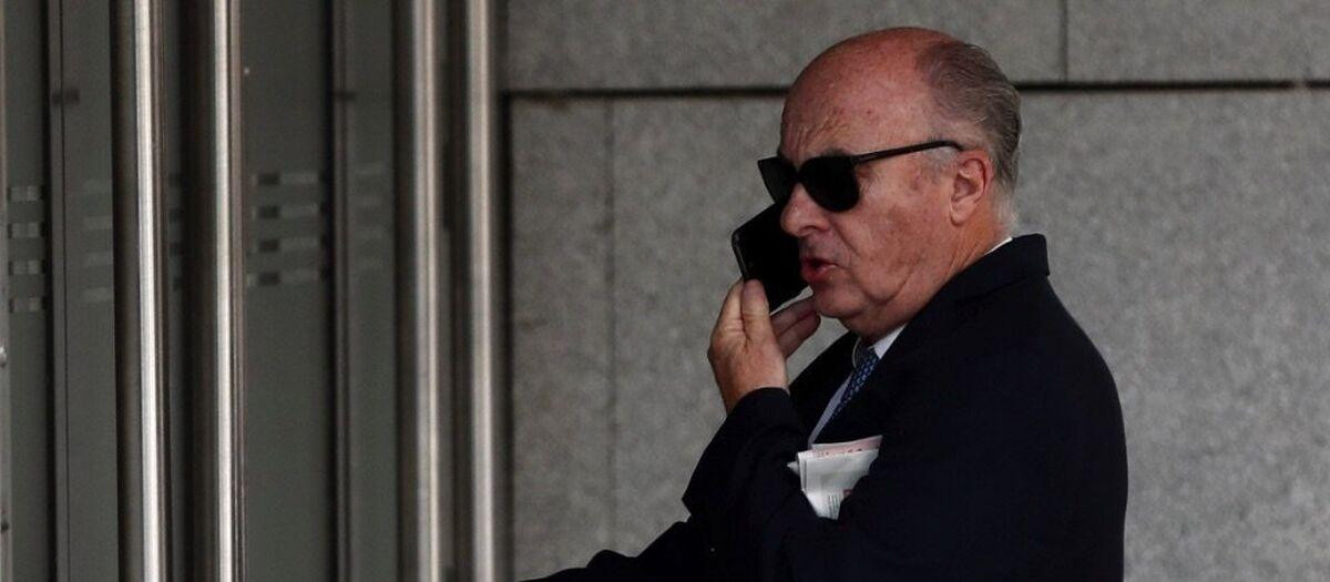 El magistrado Manuel García Castellón a su llegada a la Audiencia Nacional