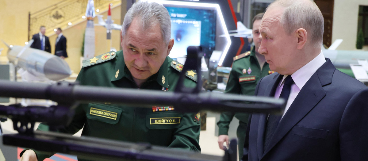 Shoigu y Putin