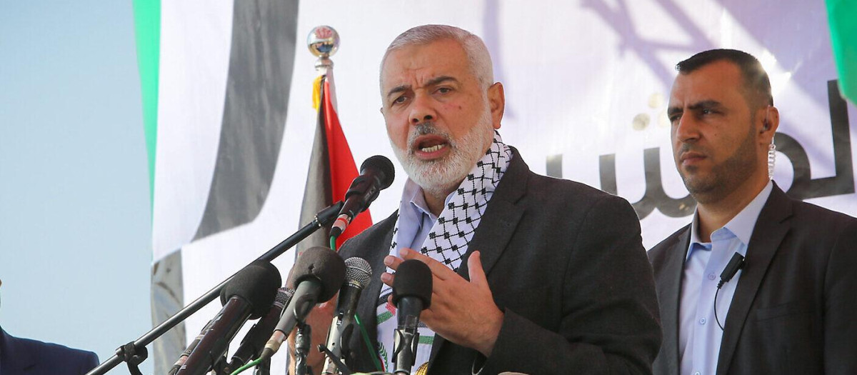 Ismail Haniyeh, líder político del grupo terrorista Hamás