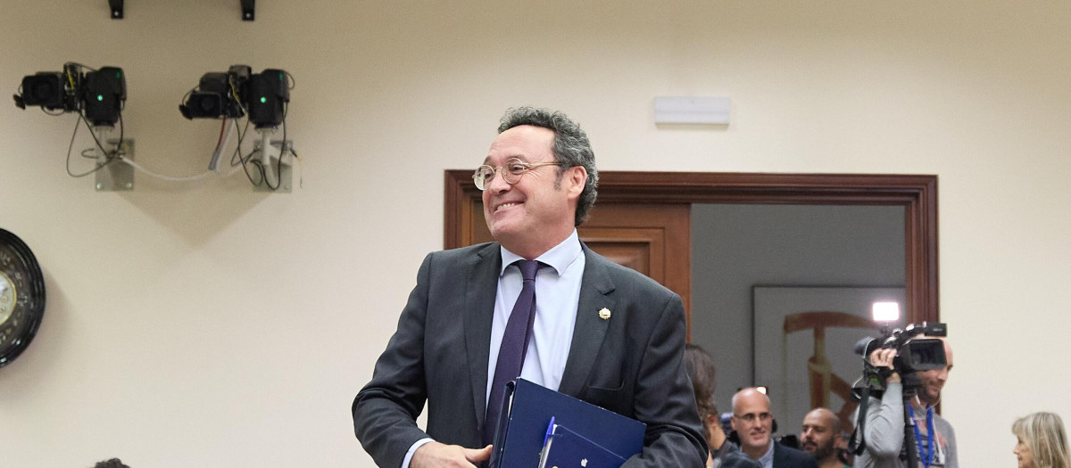 El fiscal general del Estado, Álvaro García Ortiz, en la Comisión parlamentaria de Justicia