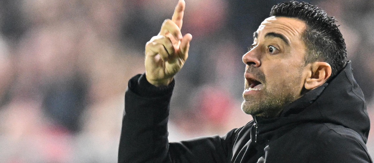 Xavi recriminó a sus jugadores la falta de intensidad contra el Almería