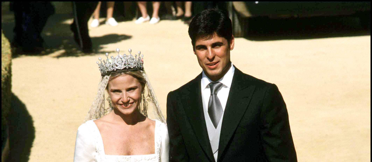 BODA DE FRANCISCO RIVERA ORDOÑEZ Y EUGENIA MARTINEZ DE IRUJO EN SEVILLA