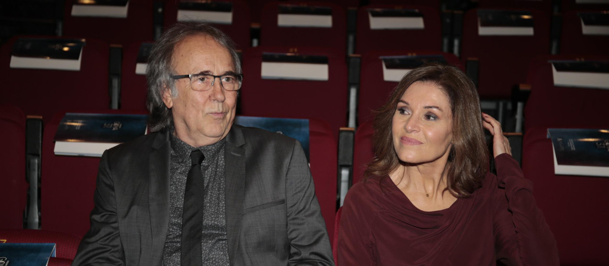 Singer Joan Manuel Serrat and his wife Candela Tifon during the 31th annual Goya Film Awards in Madrid, on Saturday 4th February, 2017.