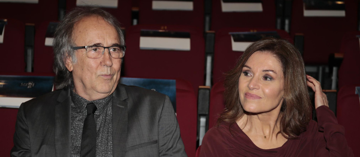 Singer Joan Manuel Serrat and his wife Candela Tifon during the 31th annual Goya Film Awards in Madrid, on Saturday 4th February, 2017.