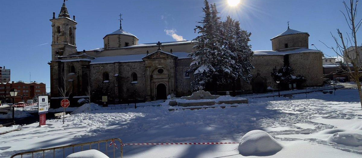Molina de Aragón tras una nevada