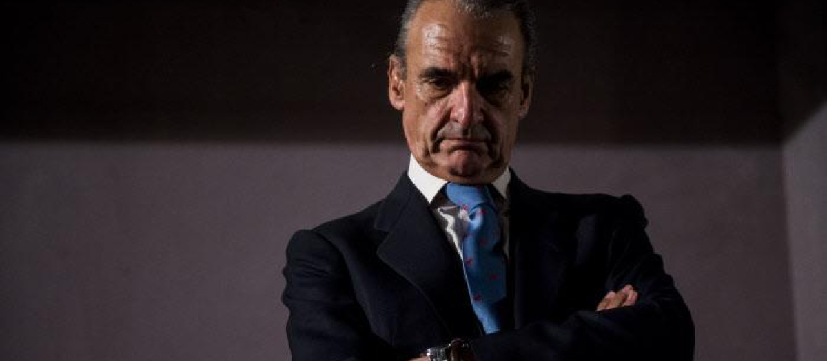 Mario Conde durante la premier de su documental en Madrid.