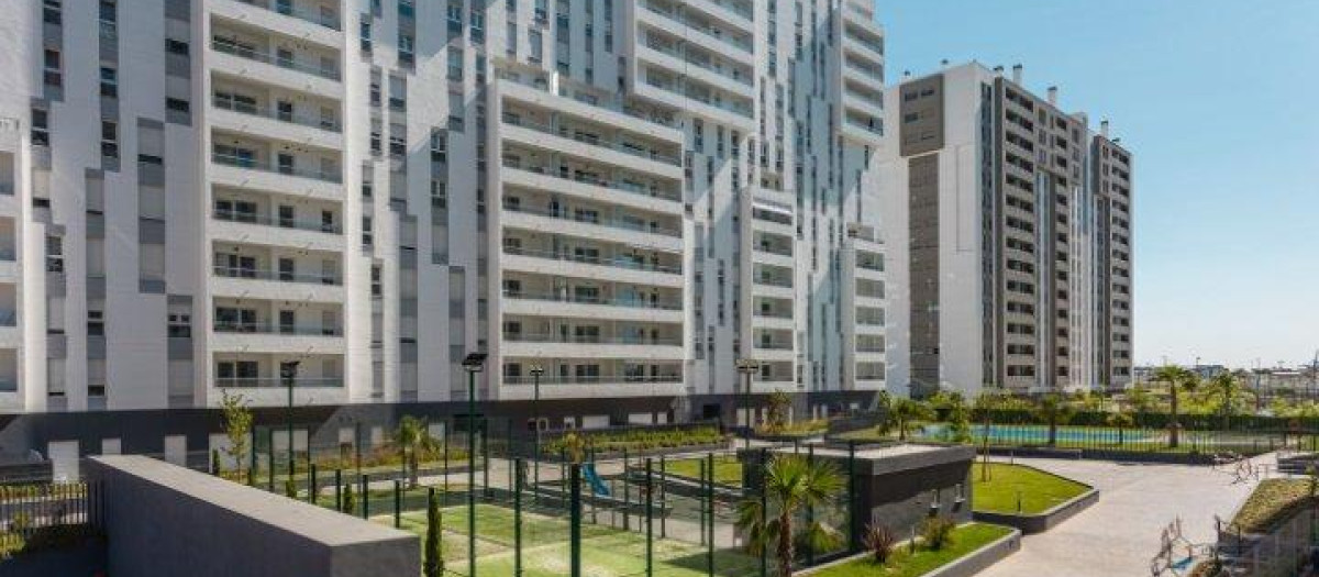 Una promoción de obra nueva con viviendas en alquiler en el barrio de Malilla, en Valencia