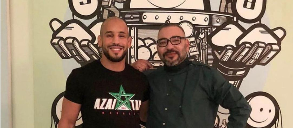 Mohamed VI y Abu Azaitar