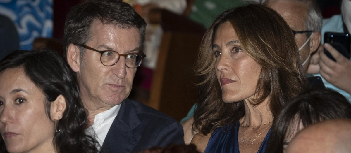 Alberto Núñez Feijóo y Eva Cárdenas