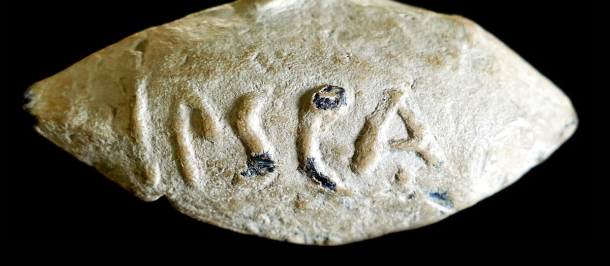 Proyectil romano encontrado en las inmediaciones de Montilla