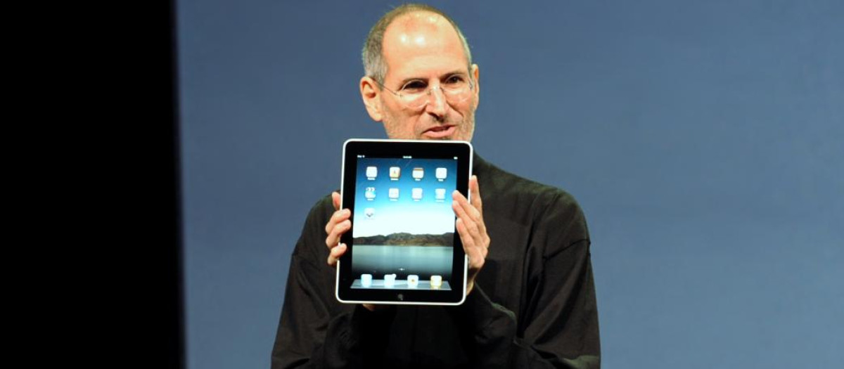 Steve Jobs presentó el primer iPad en 2010