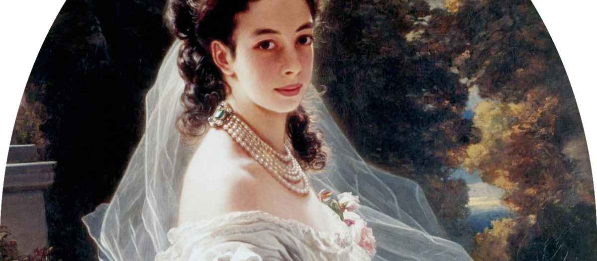 Retrato de Paulina de Metternich, de Franz Xaver Winterhalter, 1860