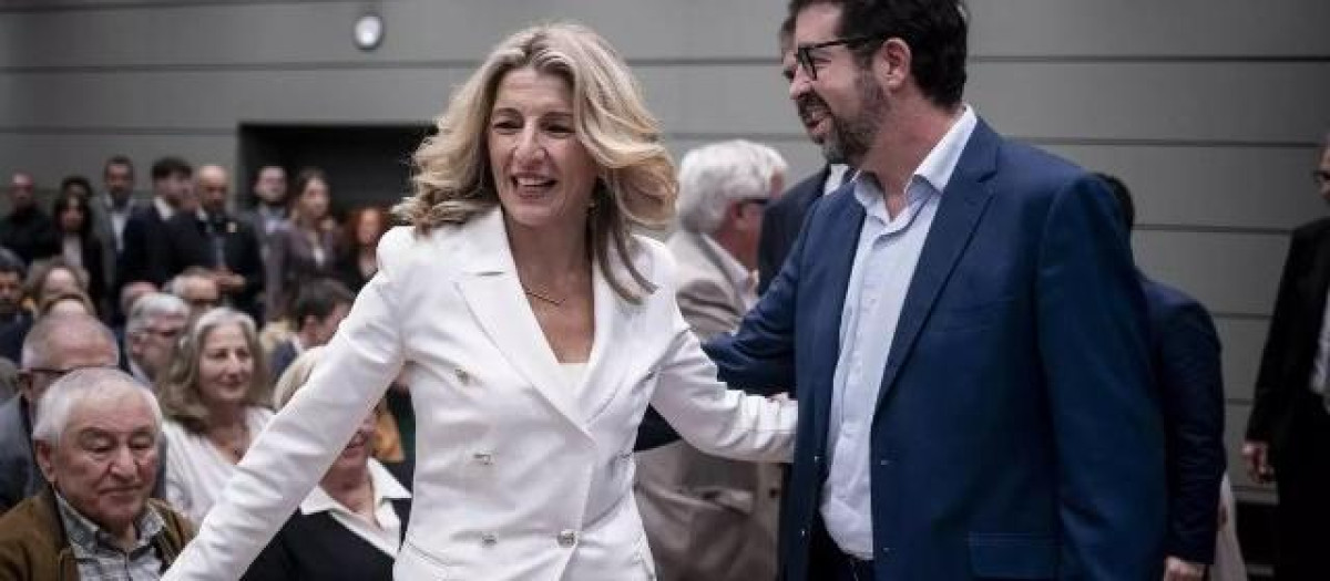 Yolanda Díaz y el secretario de Estado de Trabajo, Pérez Rey