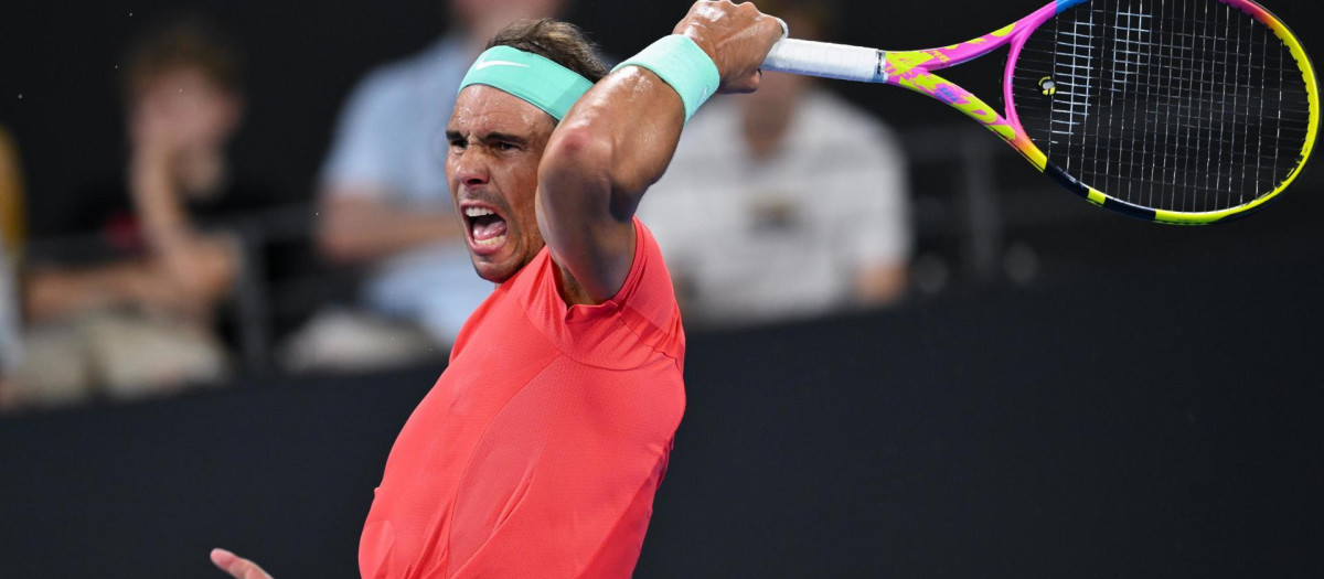 Rafa Nadal sigue con paso firme en el torneo de Brisbane, el primero tras su vuelta al tenis