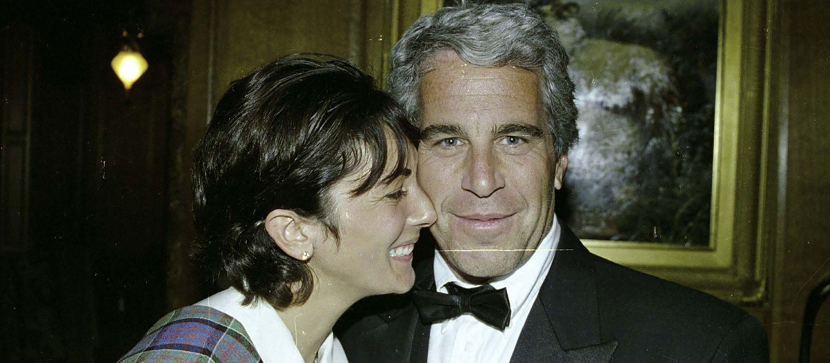 Jeffrey Epstein y Ghislaine Maxwell en una imagen de archivo