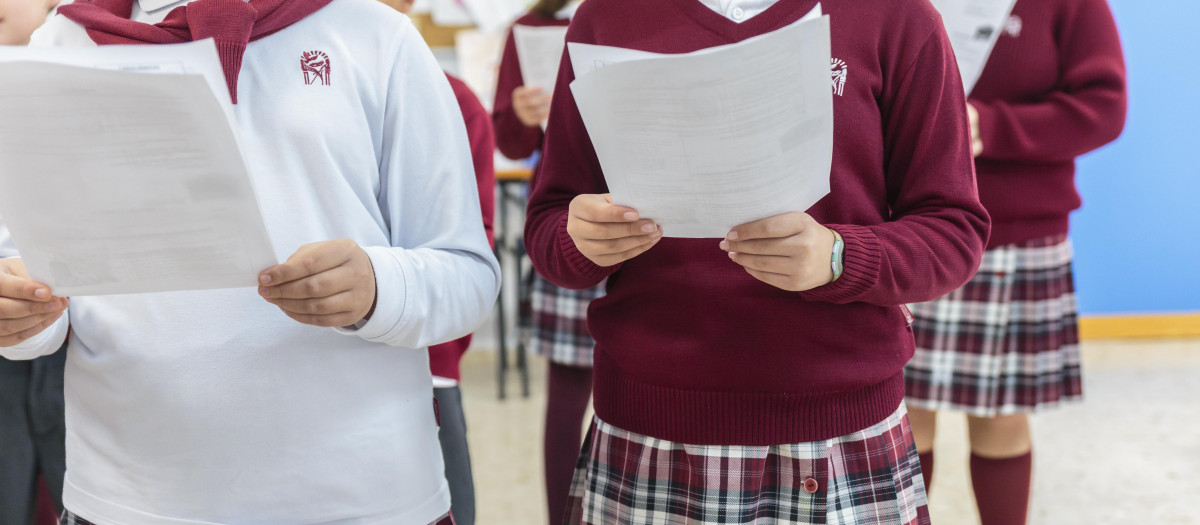 Escuela de Música Ángelus, pertenecientes a los Colegios Diocesanos Trinidad y Trinidad-Sansueña de la Fundación Diocesana Santos Mártires