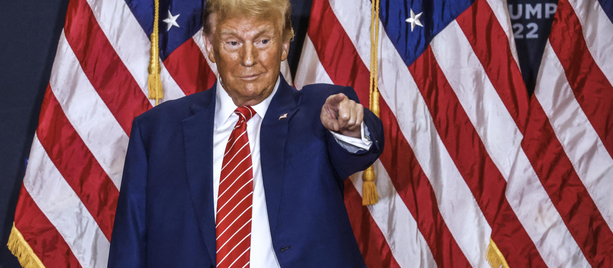 El expresidente de Estados Unidos y aspirante presidencial republicano Donald Trump