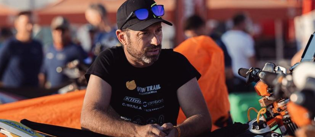 Carles Falcón ha sufrido un grave accidente en la segunda etapa del Rally Dakar