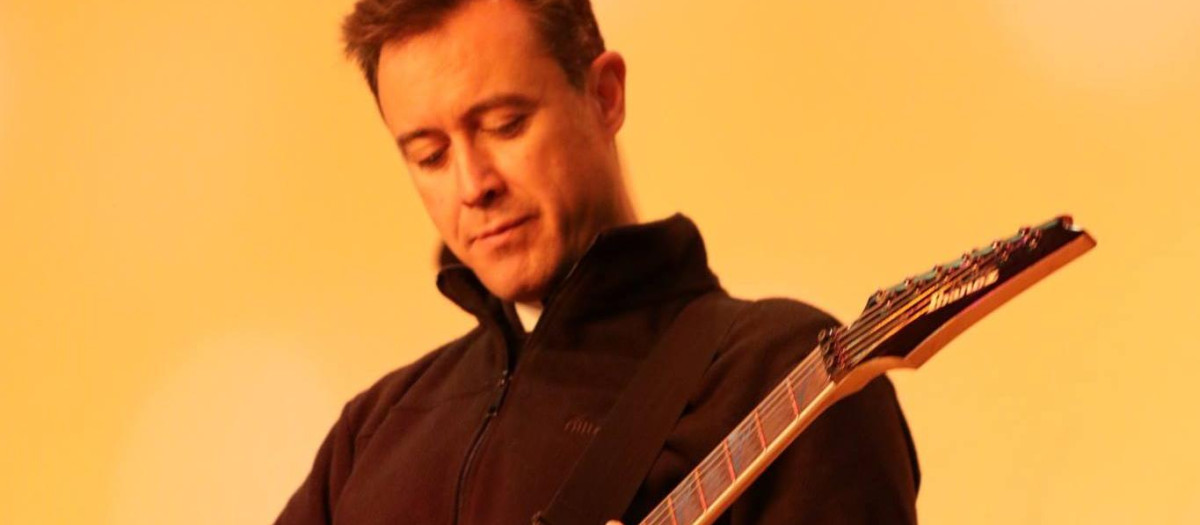 Alberto Raposo, en un concierto de La Voz del Desierto