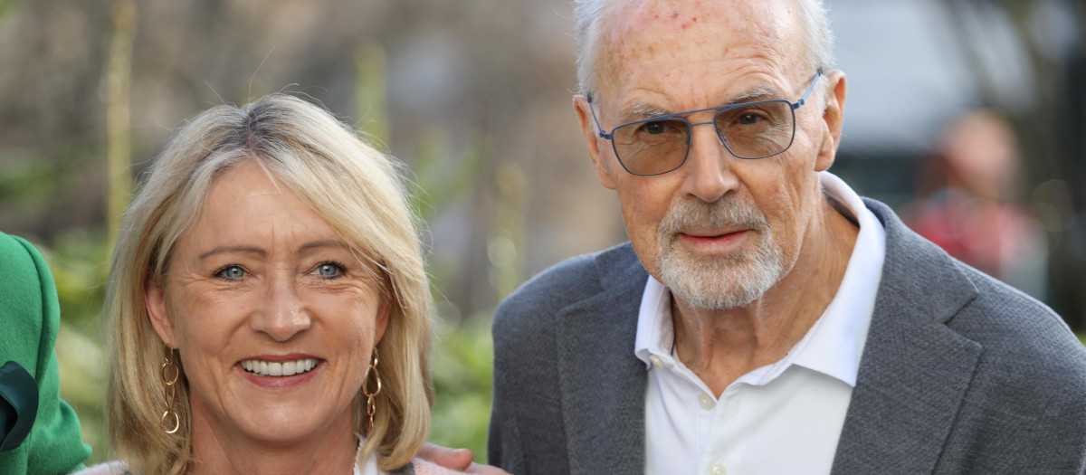 Franz Beckenbauer and wife Heidi Burmester in Kitzbühel, Germany - 06 Jan 2023