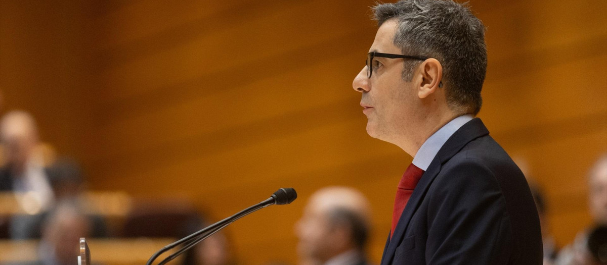 El ministro de la Presidencia, Relaciones con las Cortes y Justicia, Félix Bolaños