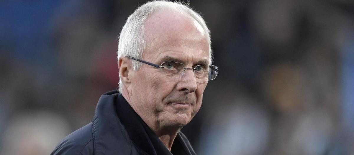 Sven-Göran Eriksson entrenó a equipos como el Benfica, la Roma o la selección de Inglaterra entre otros