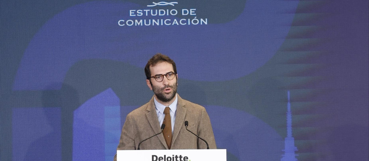 El nuevo ministro de Economía, Carlos Cuerpo, en el foro Spain Investors Day.