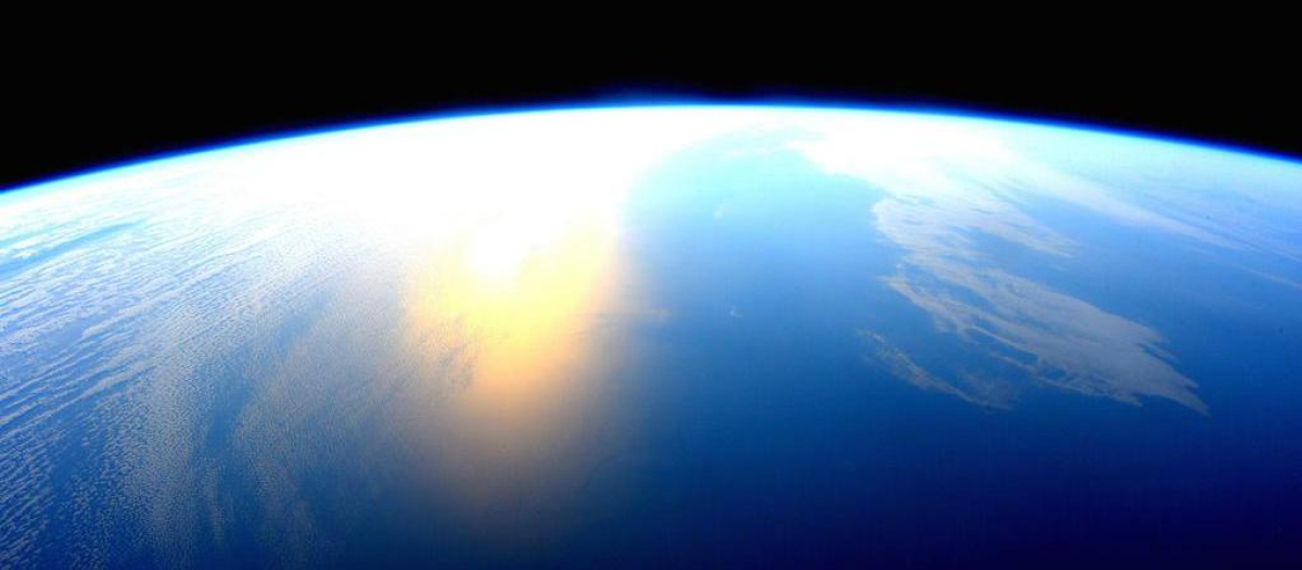 Masa de agua en un planeta