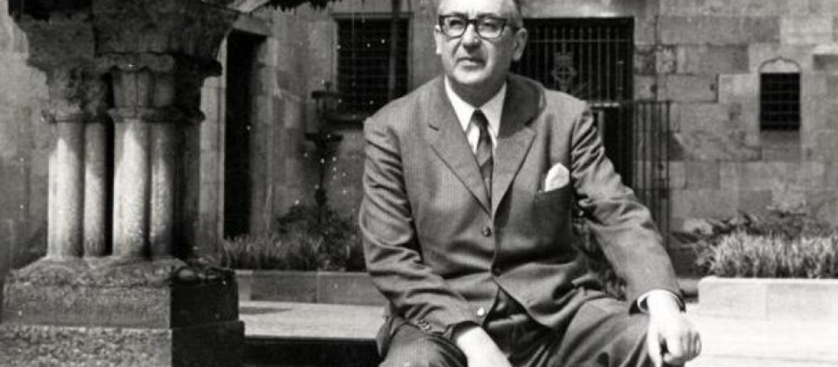 El escritor Álvaro Cunqueiro