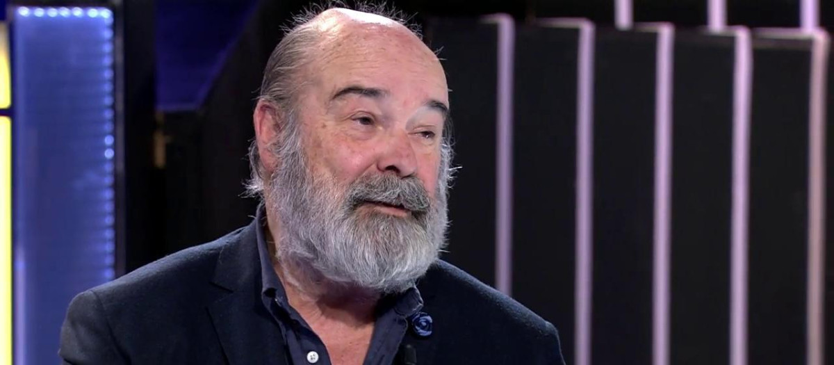 Antonio Resines, durante su entrevista en el programa ¡De viernes!
