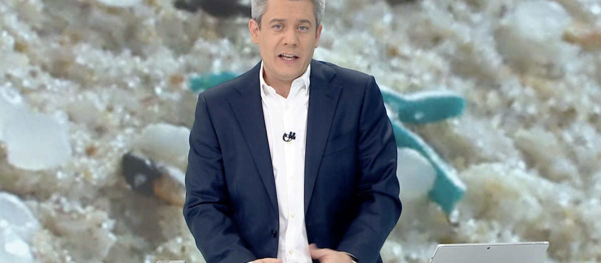 Una imagen del noticiario nocturno de La Sexta del pasado martes