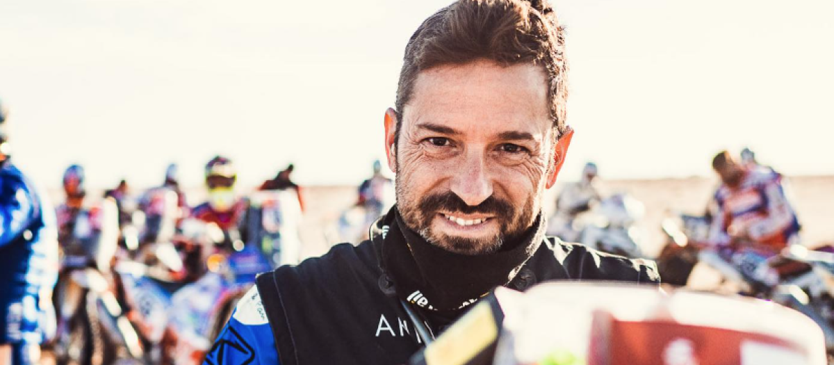 Carles Falcón, en una imagen en el Rally Dakar, prueba en la que ha perdido la vida