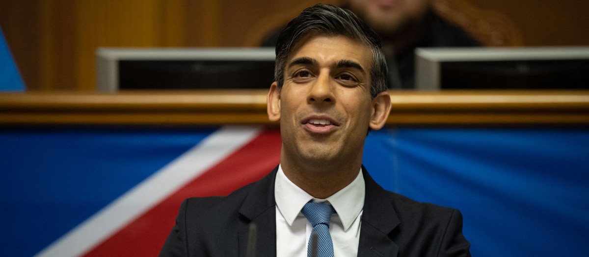El primer ministro británico, Rishi Sunak