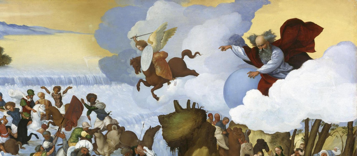 La travesía del Mar Rojo (1521), de Ludovico Mazzolino