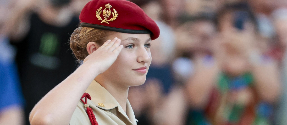 La Princesa Leonor, en Zaragoza